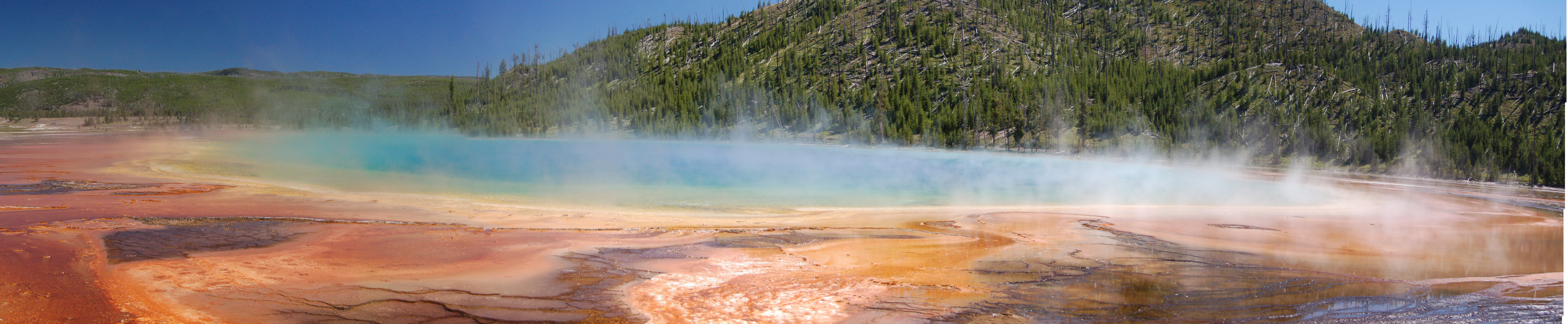 Mists at Grand Prismatic Spring